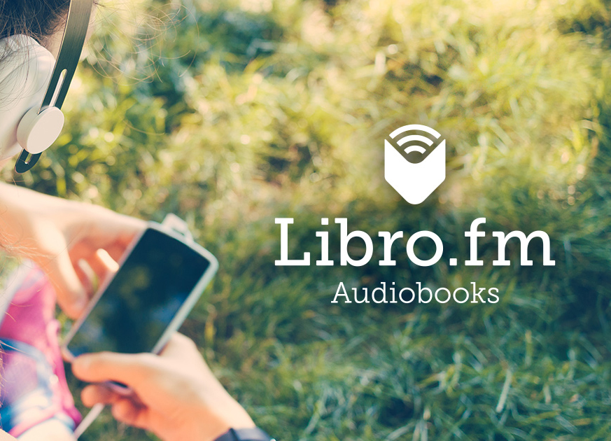 Person listening to audiobook